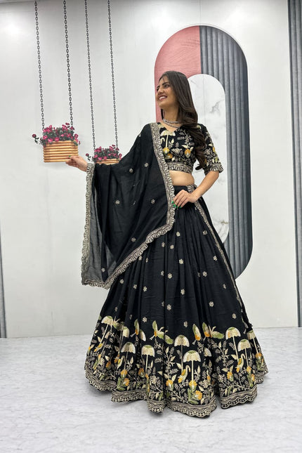 Vichitra Silk Lehanga Festive Collection SS622