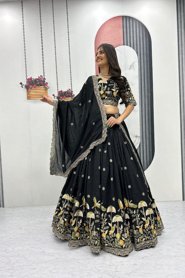 Vichitra Silk Lehanga Festive Collection SS622