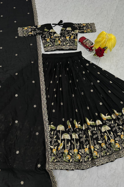 Vichitra Silk Lehanga Festive Collection SS622