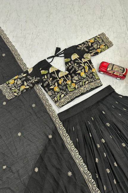 Vichitra Silk Lehanga Festive Collection SS622