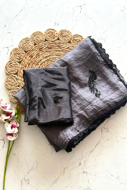 Soft Cruncy Silk Saree SS633
