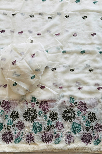 Pure Soft Tebby Orgenza Saree SS632