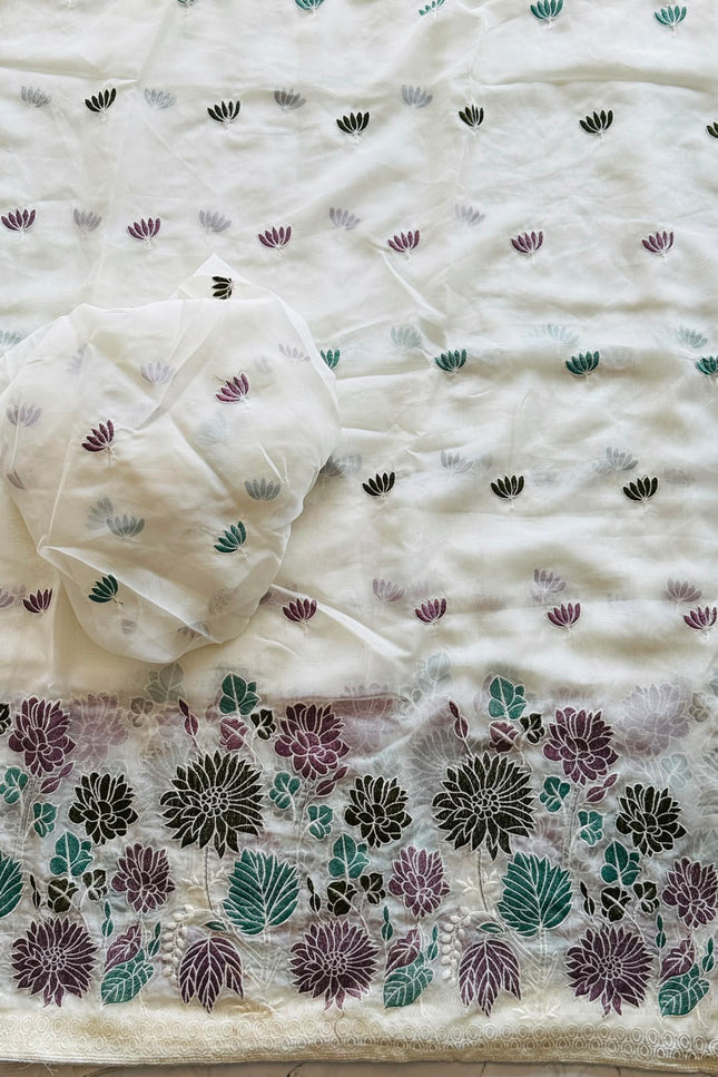 Pure Soft Tebby Orgenza Saree SS632