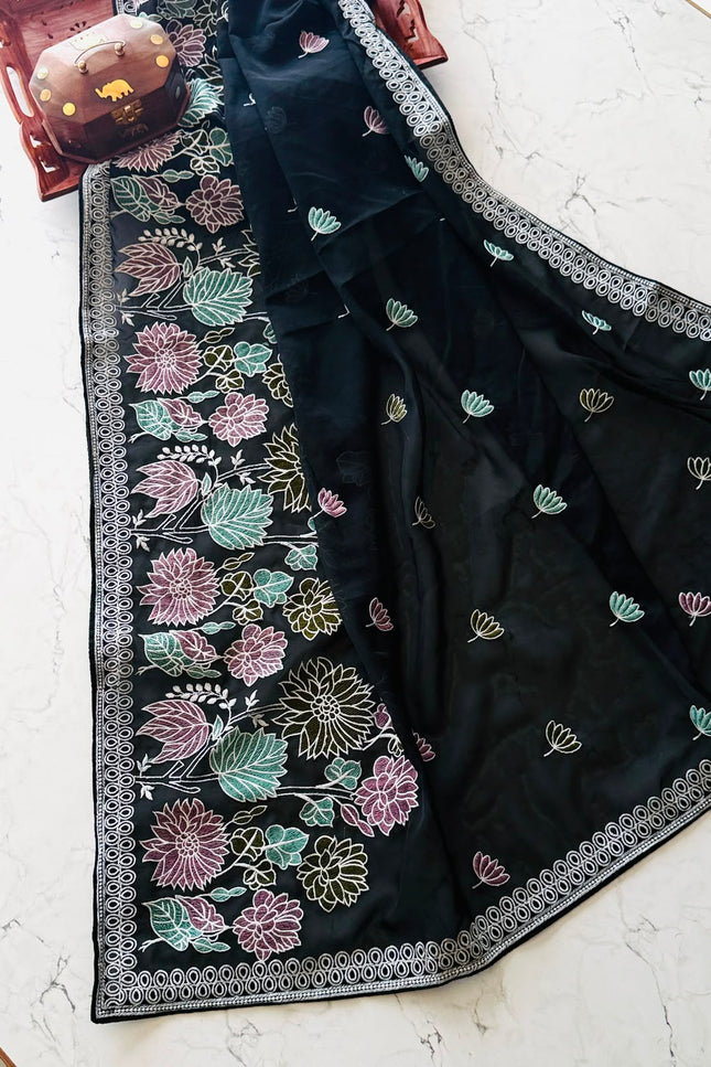 Pure Soft Tebby Orgenza Saree SS632