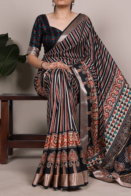 Tasar silk saree  SS628