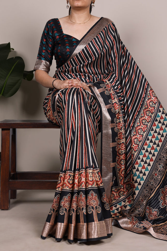 Tasar silk saree  SS628