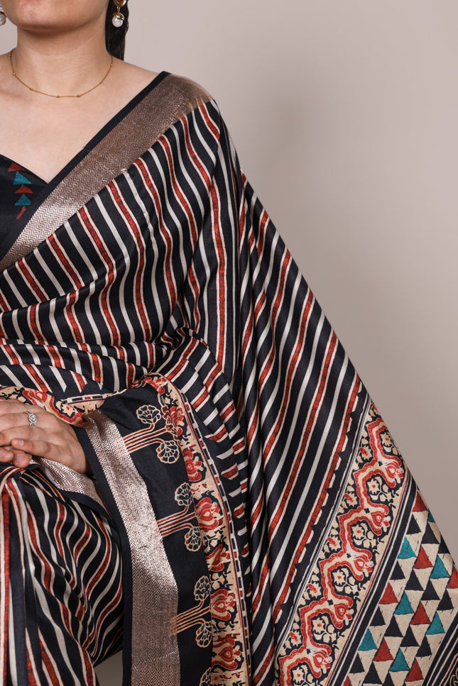 Tasar silk saree  SS628