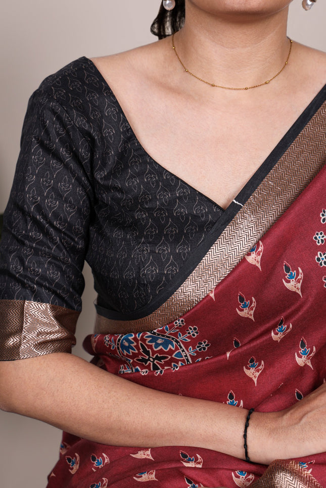 Tasar silk saree  SS628
