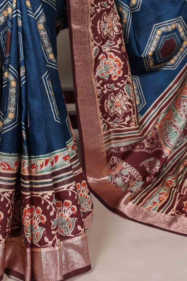 Tasar silk saree  SS628