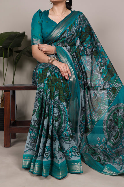 Elegant Kalamkari artistry Saree SS627