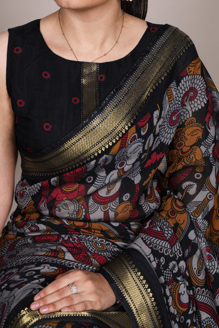 Elegant Kalamkari artistry Saree SS627