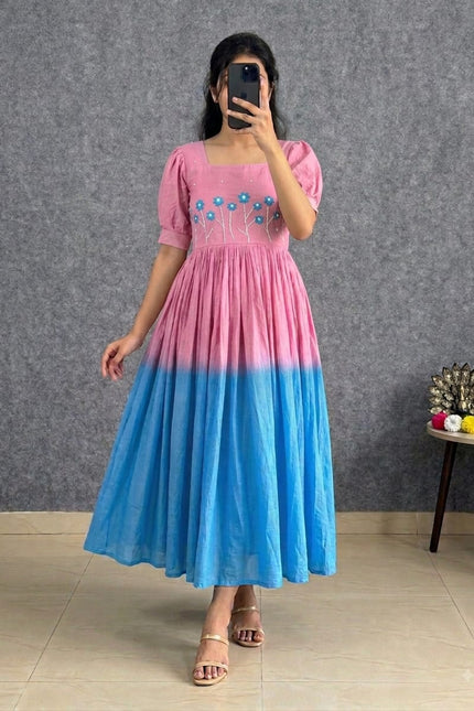 Soft Mul Cotton gown SS626