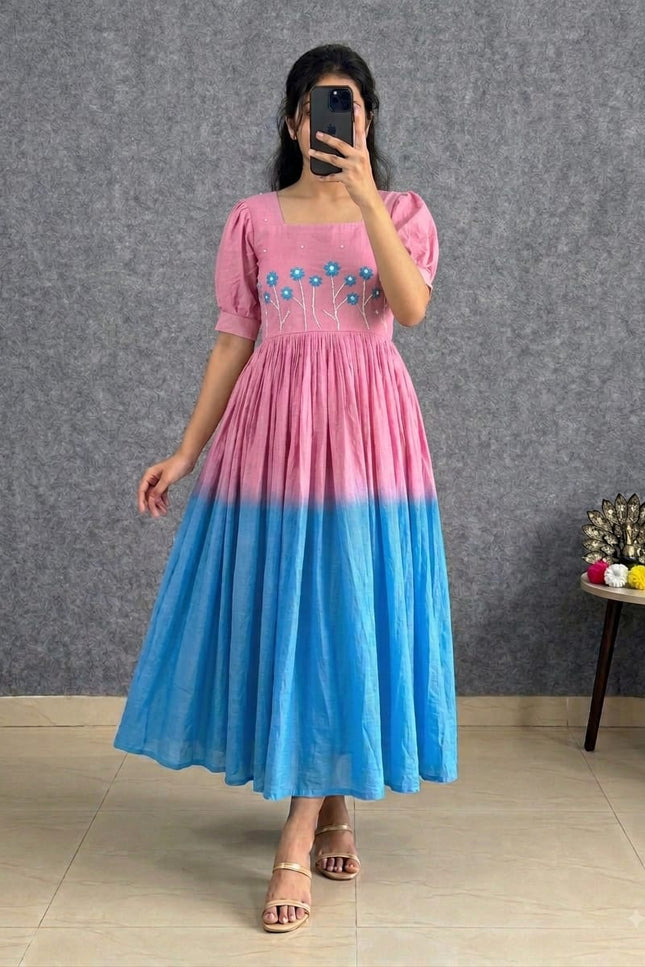 Soft Mul Cotton gown SS626