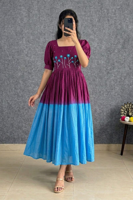 Soft Mul Cotton gown SS626