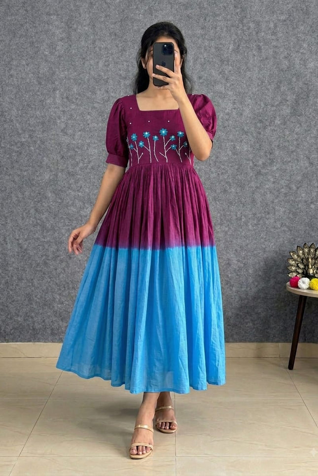 Soft Mul Cotton gown SS626