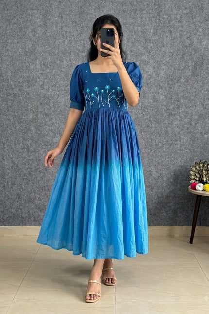 Soft Mul Cotton gown SS626