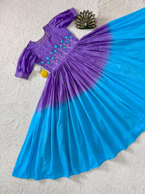PURPLE & SKYBLUE