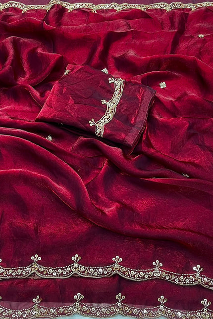 Beautiful desginer Space silk Saree SS636