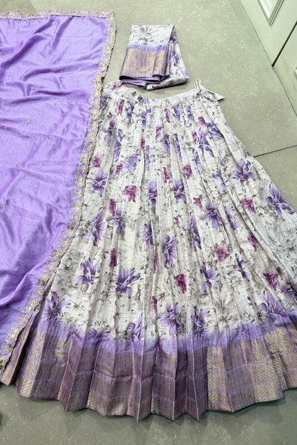 Dola Chex Floral Printed Lehenga Choli SS655