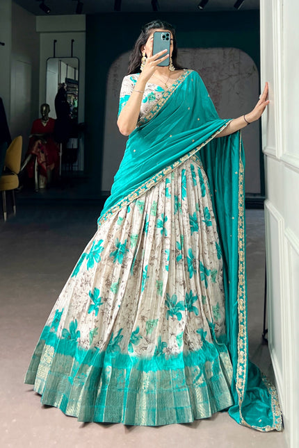 Dola Chex Floral Printed Lehenga Choli SS655