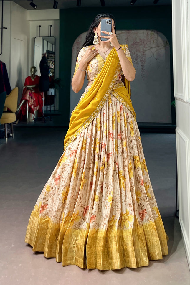 Dola Chex Floral Printed Lehenga Choli SS655