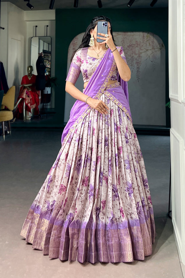 Dola Chex Floral Printed Lehenga Choli SS655
