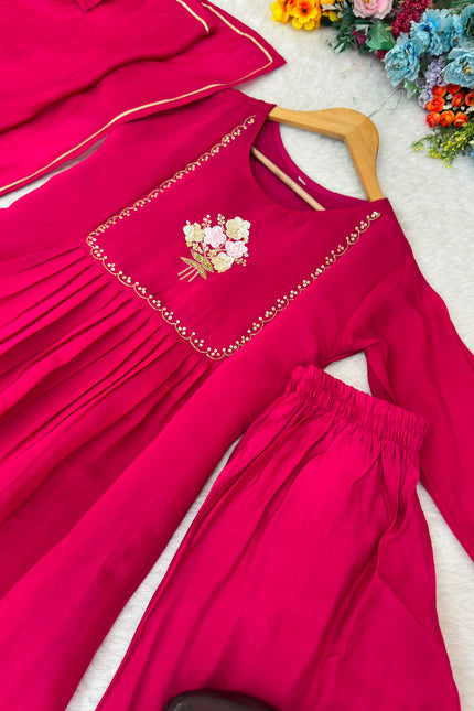 Pure Viscos Mul Chanderi Gown SS643