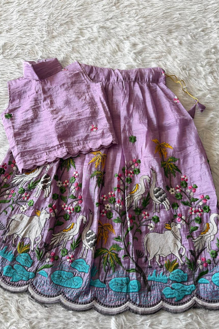 Gold crush Kids Lehanga SS654