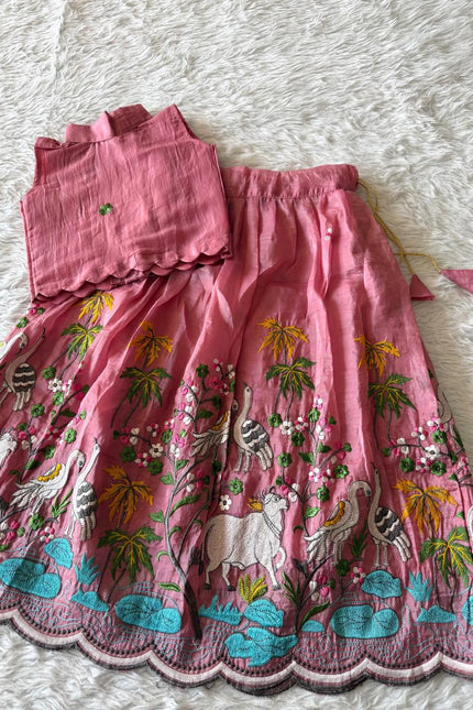 Gold crush Kids Lehanga SS654