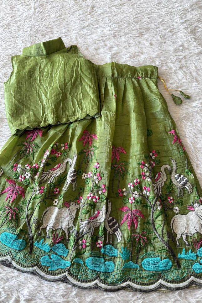 Gold crush Kids Lehanga SS654