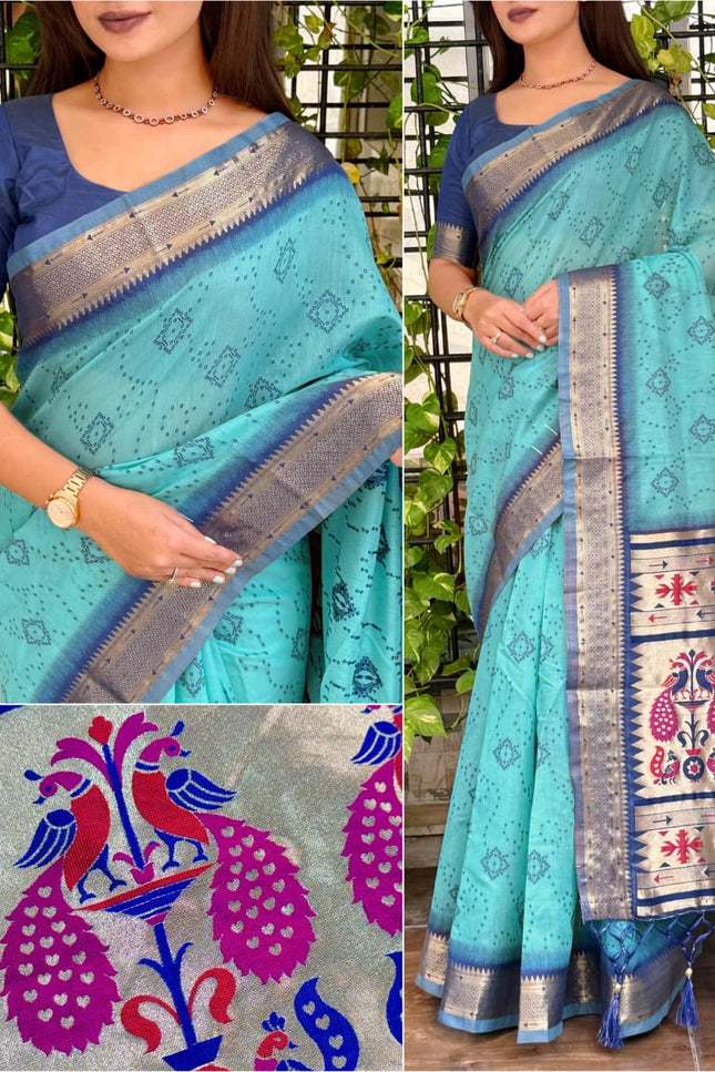 A saree filled with styles SS664