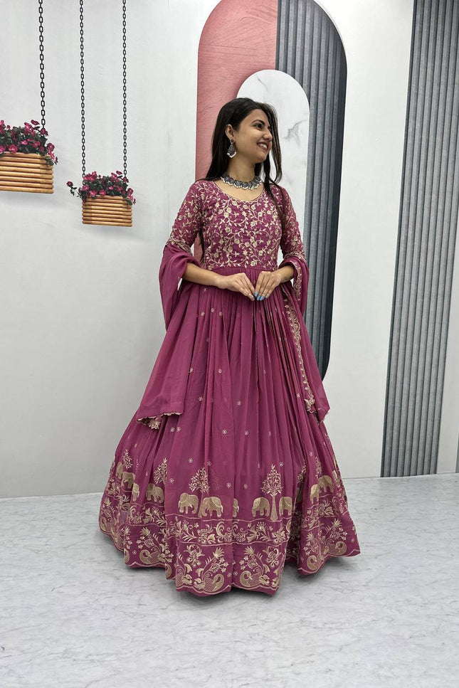 Fox Georgette Gown SS650