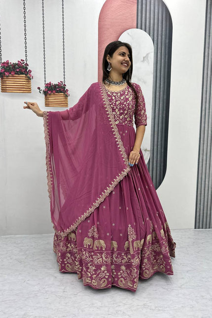 Fox Georgette Gown SS650