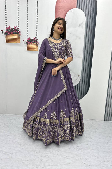Fox Georgette Gown SS650