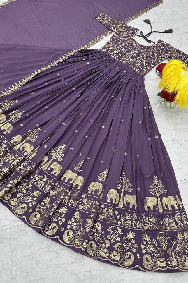 Fox Georgette Gown SS650