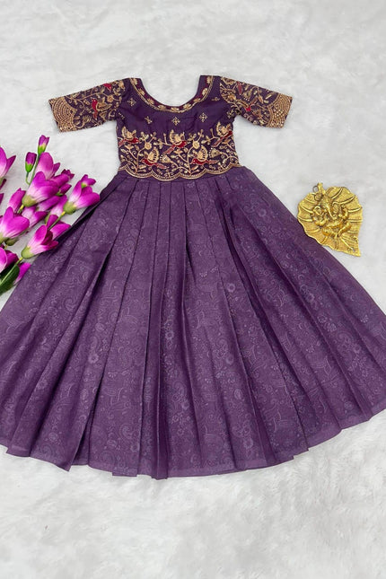 Pure Star Georgette Kids Gown SS648
