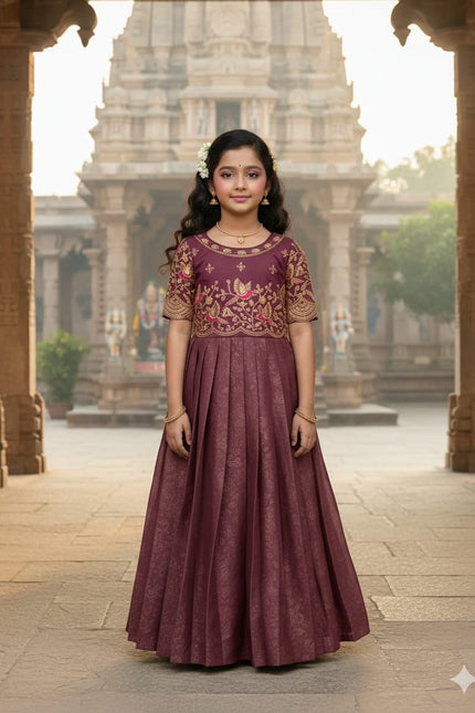 Pure Star Georgette Kids Gown SS648