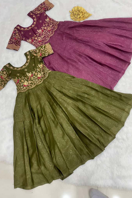 Pure Star Georgette Kids Gown SS648