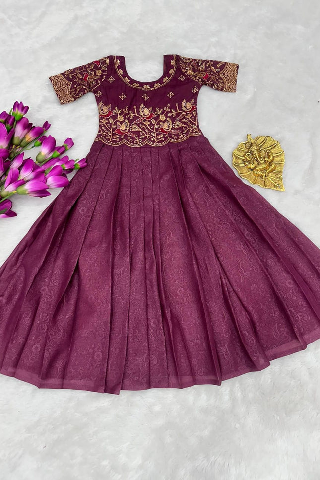 Pure Star Georgette Kids Gown SS648