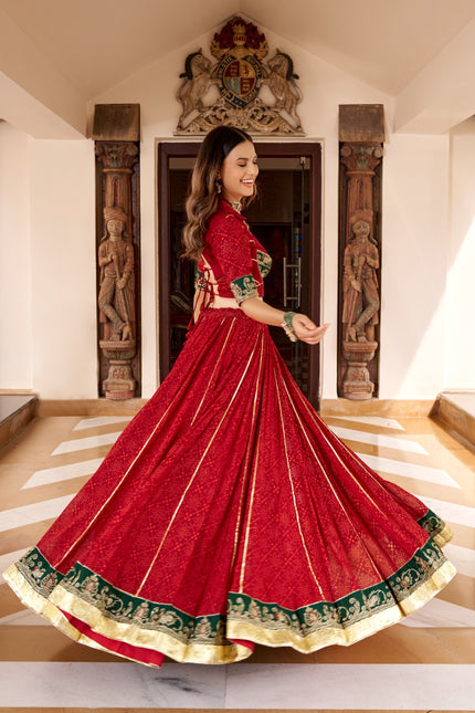 Celebrate the spirit of Navratri with every graceful twirl SS653