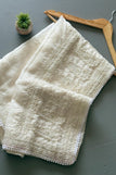 blouse unstitched / WHITE