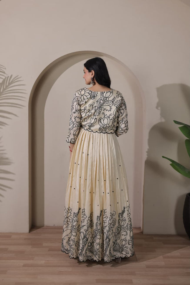 Tussar silk Kalamkari print SS665