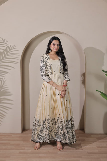 Tussar silk Kalamkari print SS665