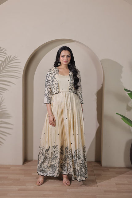 Tussar silk Kalamkari print SS665