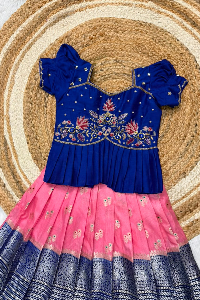 Banaras Silk kids lehanga SS659