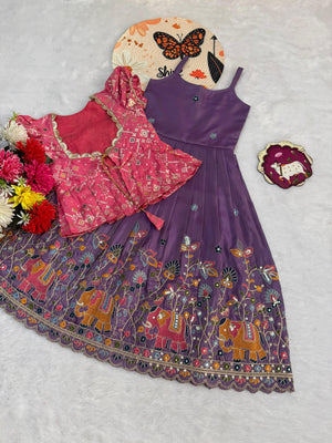 PURPLE & PINK