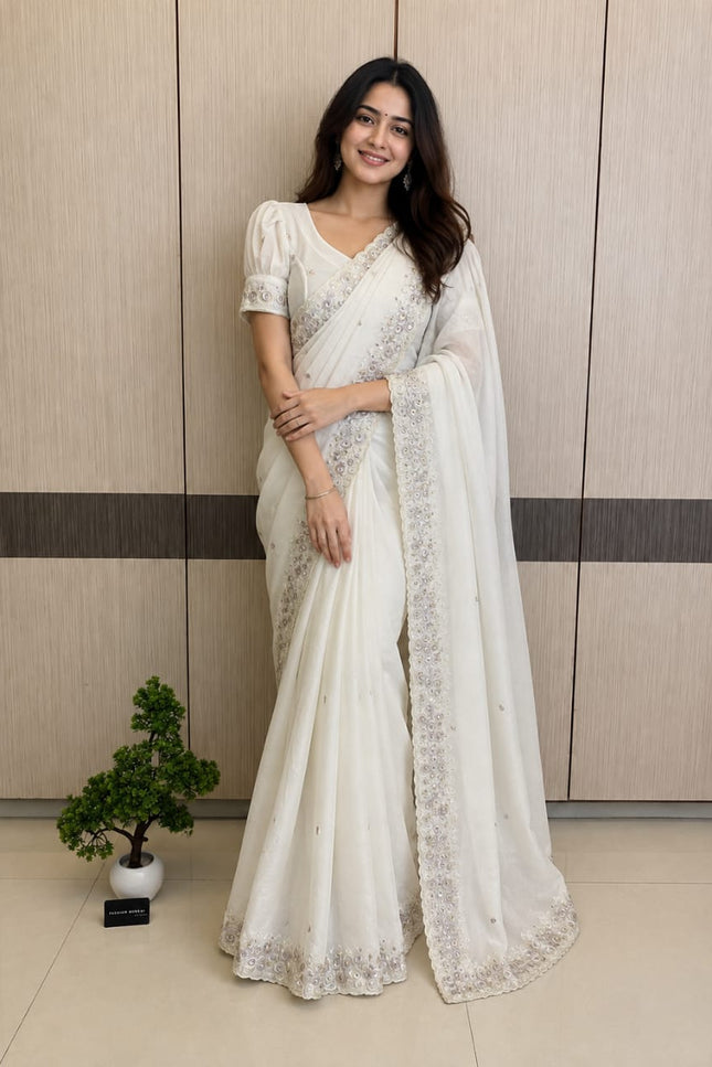Soft crush silk saree SS685