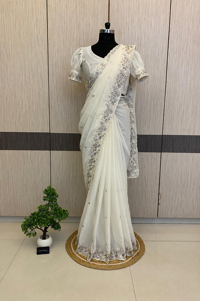 Soft crush silk saree SS685