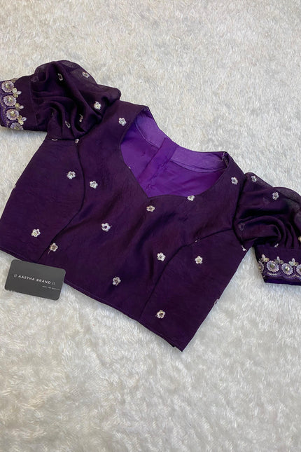 Soft crush silk saree SS685