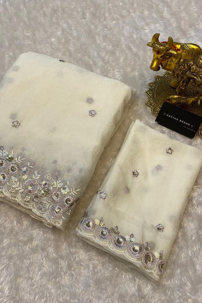 Soft crush silk saree SS685